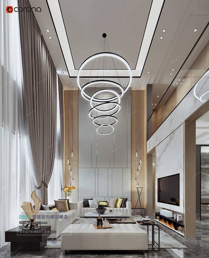 A061 Living room Modern style Corona model 2020