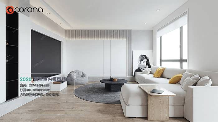 A138 Living room Modern style Corona model 2020