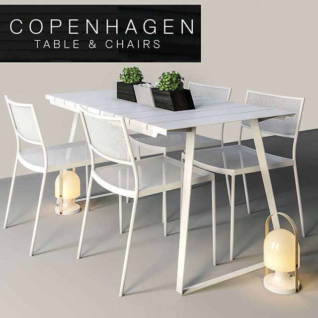 Copenhagen Chairs Table