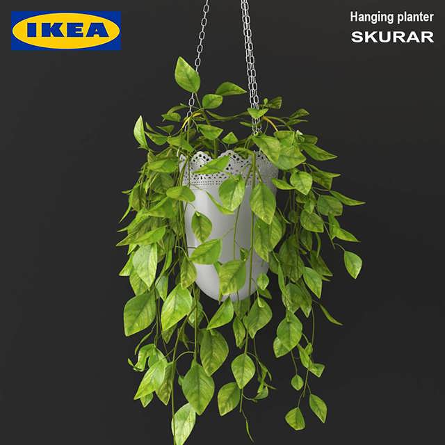 Ikea skurar hanging planter 01