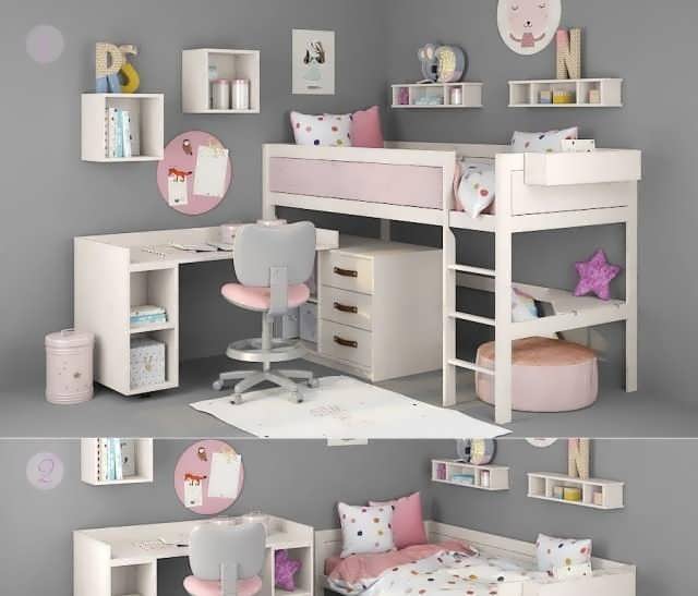 Toys and furniture set
