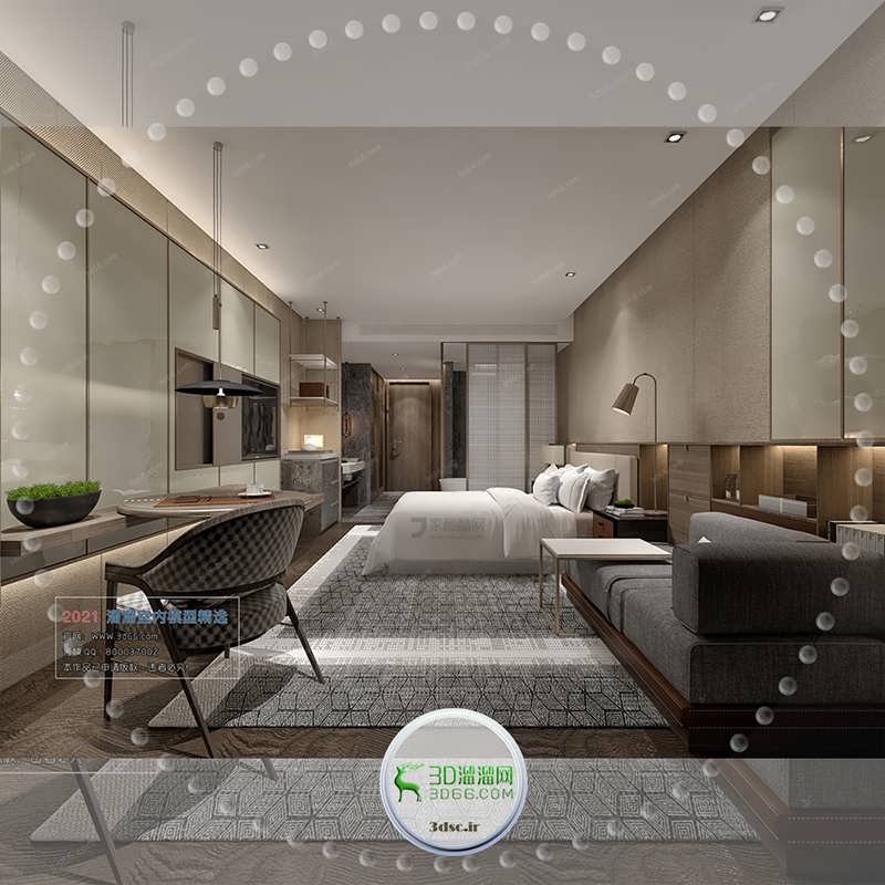 A006 HotelSuite Modern Vray 2021