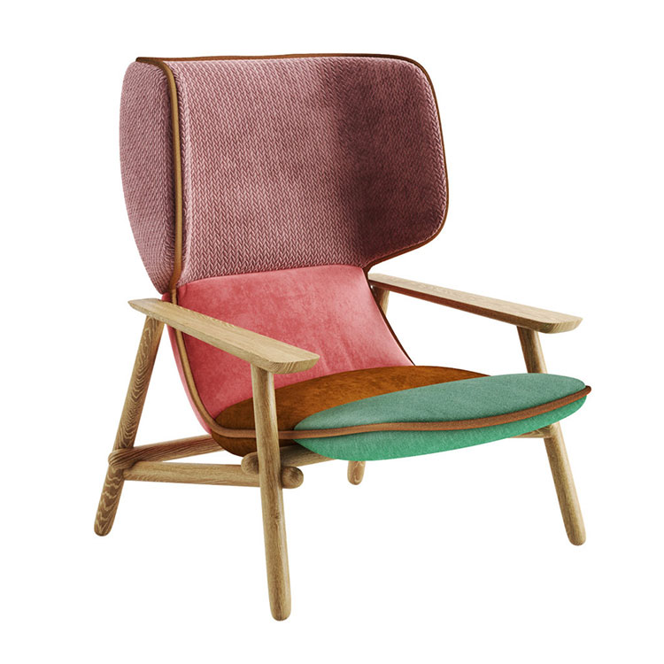 Lilo Wing Chair by Moroso