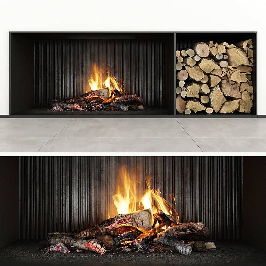 3dsky pro Fireplace Modern 29 3D Model