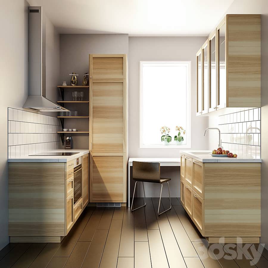3dsky pro Ikea Torhemn Kitchen 3D Model