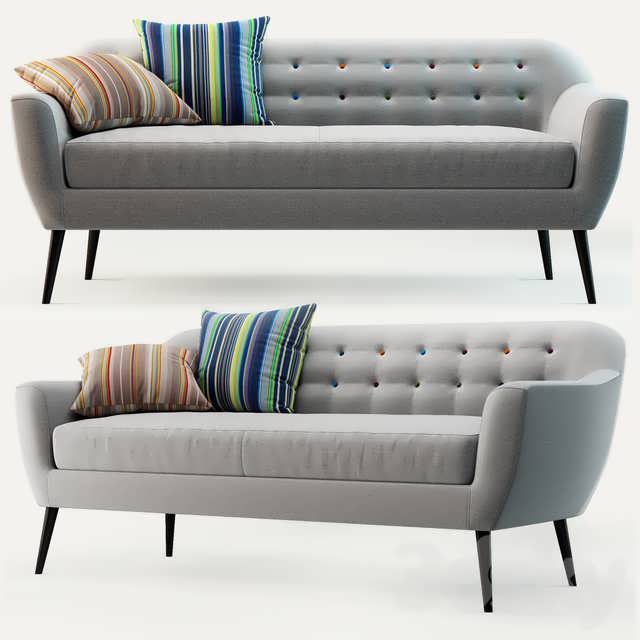 3dsky pro Made Ritchie 3 Seater Sofa 3D Model