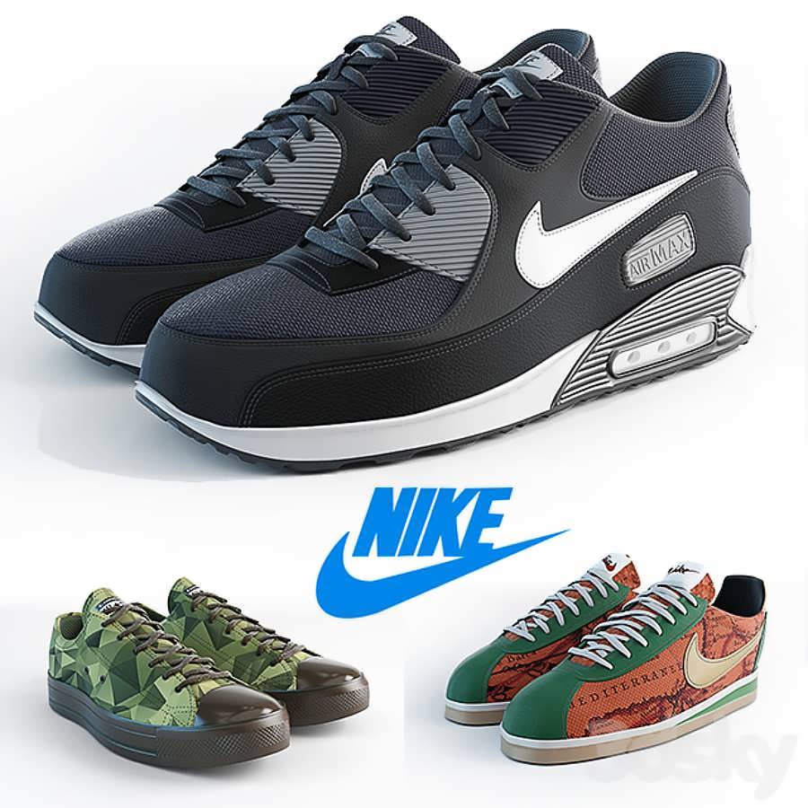 3dsky pro Nike - 50 Shades Of Different 3D Model
