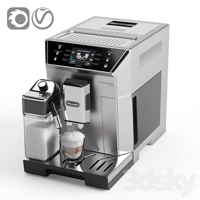 3dsky Kitchen De'Longhi Primadonna Class Ecam 550.75.Ms 3D Model