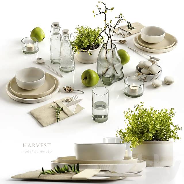 3dsky Kitchen Harvest 3D Model