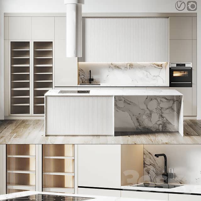 3dsky Kitchen Kitchen 016 505X290H 3D Model