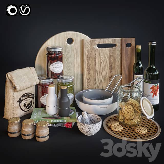 3dsky Kitchen Kitchen Accessorie 3D Model
