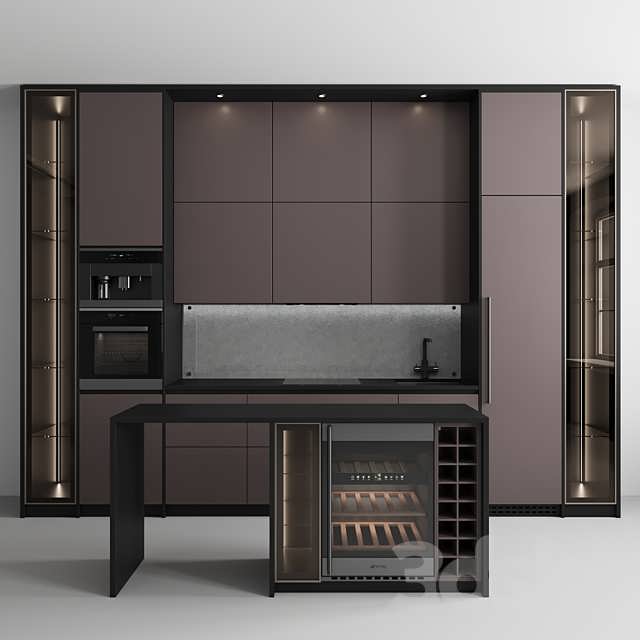 3dsky Kitchen Kitchen No. 49 3D Model