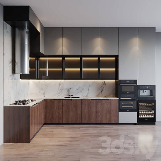 3dsky Kitchen Kitchen Modern 28 3D Model