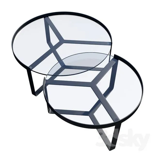 3dSky Aula Nesting Coffee Table 3D Object