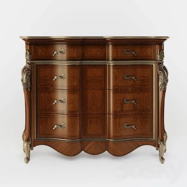 3dSky Chest Arve Style Luigi_Xxi Lg-0223-F 3D Object
