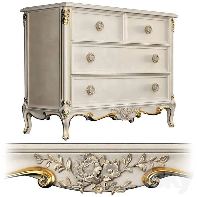 3dSky Chest Marconcini Cucina Como 3D Object
