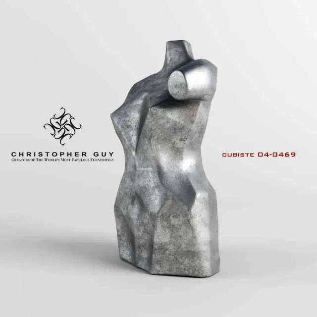 مجسمه Christopher Guy مدل Cubiste برای طراحی لوکس
