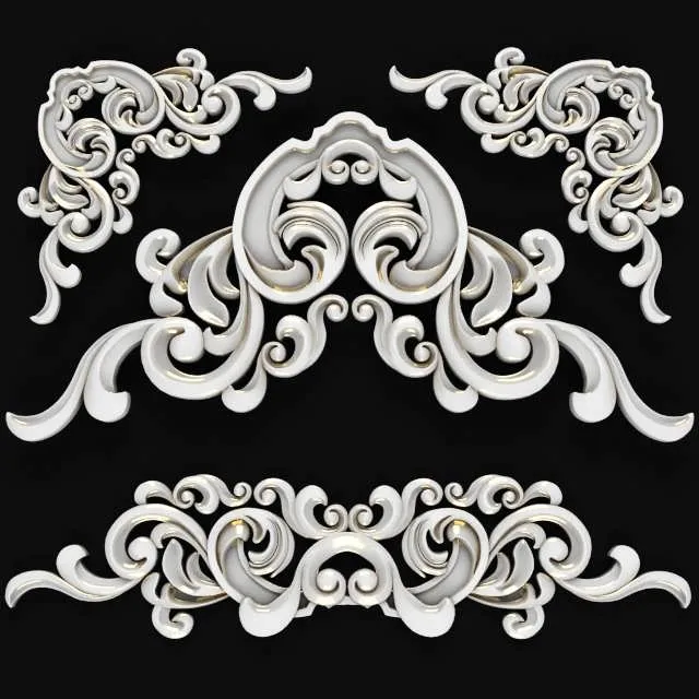3dSky Corner Units Stucco 3D Object