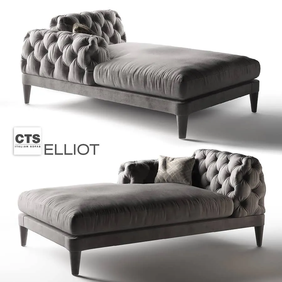3dSky Couch Elliot Cts Salotti 3D Object