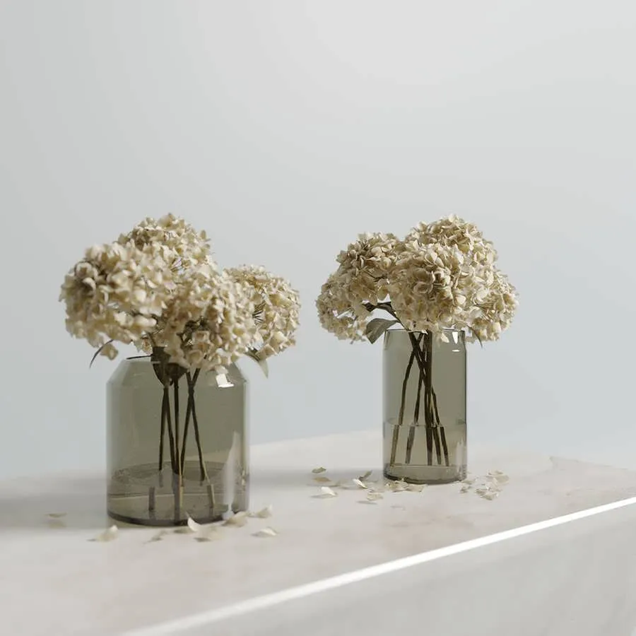 3dSky Dried Hydrangeas 3D Object