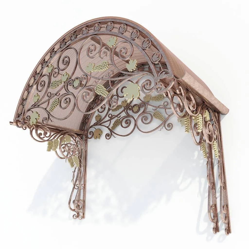 سایبان فلزی سه بعدی Forged Visor برای معماری