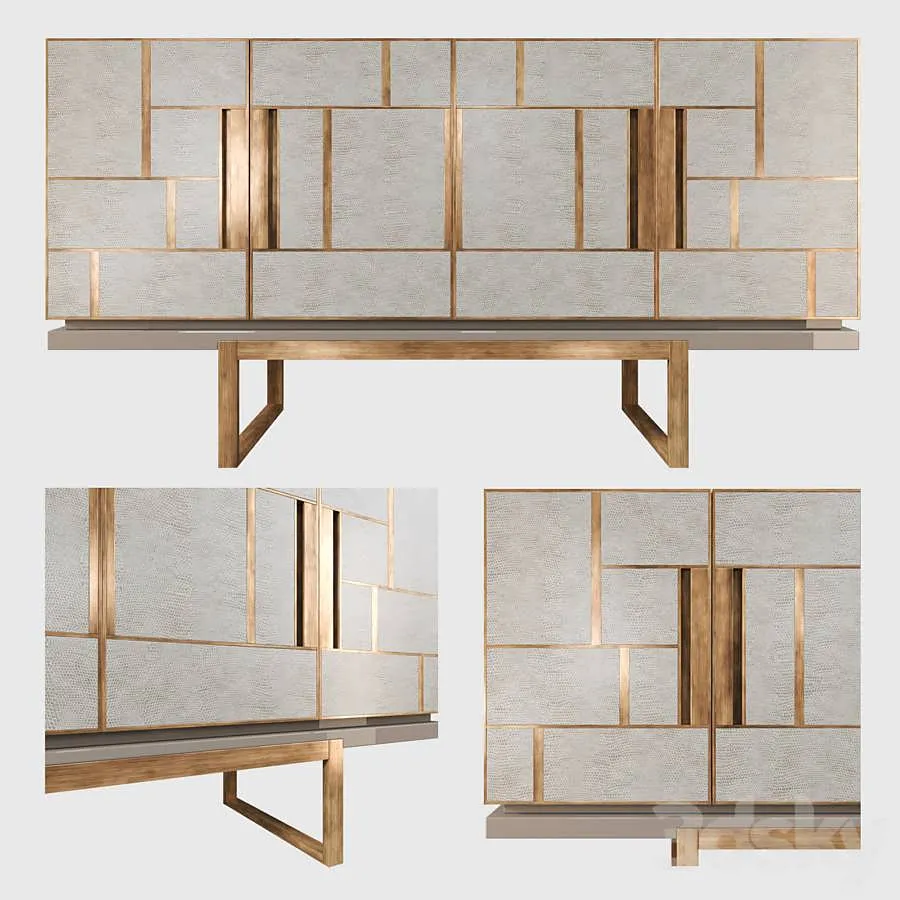 3dSky Frato Didot Sideboard 3D Object