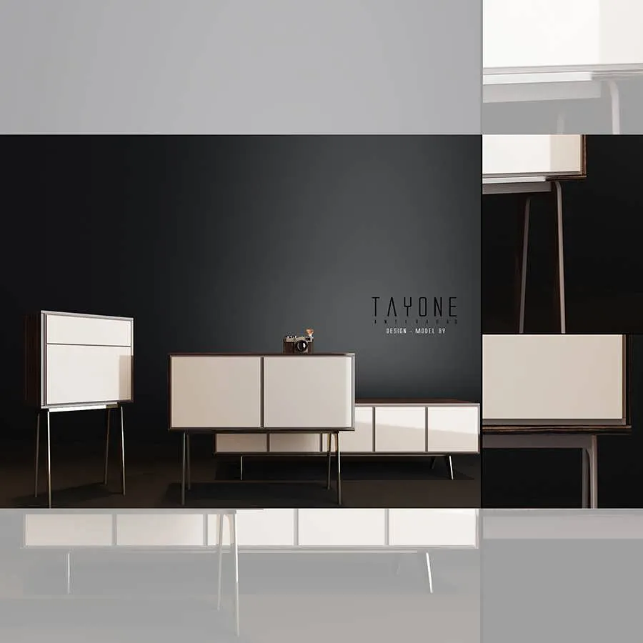 3dSky Furniture Set Tayone 3D Object