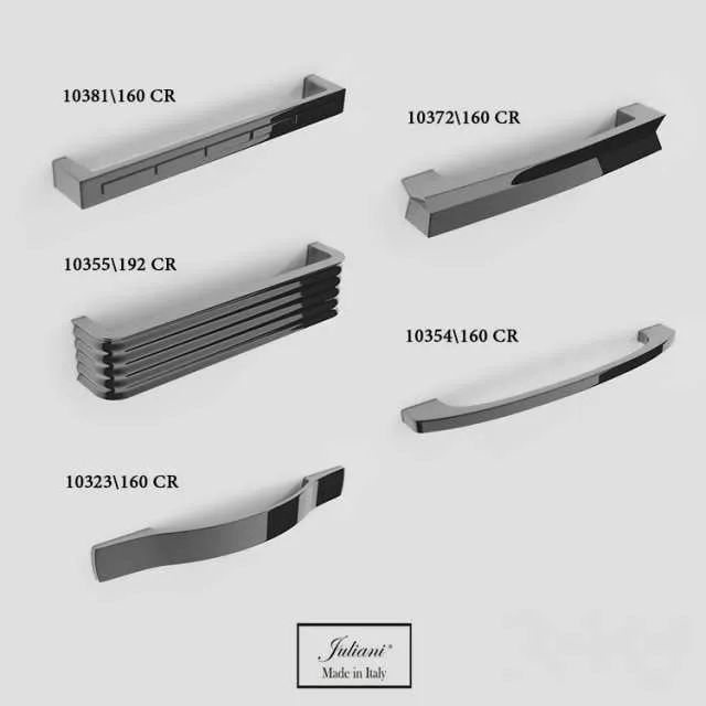 دستگیره کابینت سه بعدی Juliani برای طراحی آشپزخانه و مبلمان