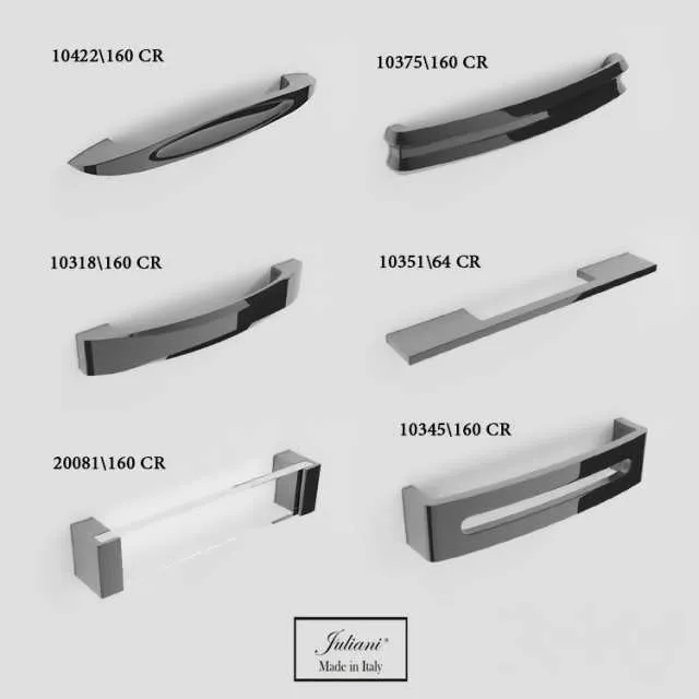 دستگیره کابینت سه بعدی Juliani برای طراحی آشپزخانه و مبلمان
