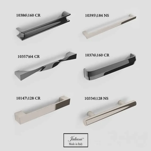 دستگیره کابینت سه بعدی Juliani برای طراحی آشپزخانه و مبلمان