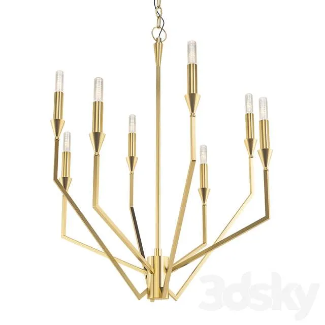 3dSky Hudson Valley Archie Chandelier 3D Object