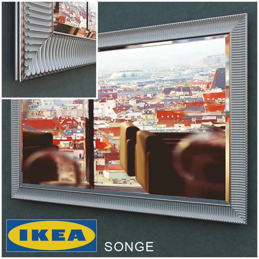 3dSky Ikea Songe Mirror 3D Object
