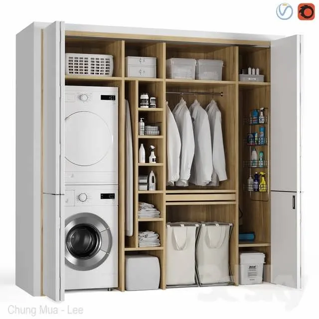 3dSky Laundry 2 3D Object
