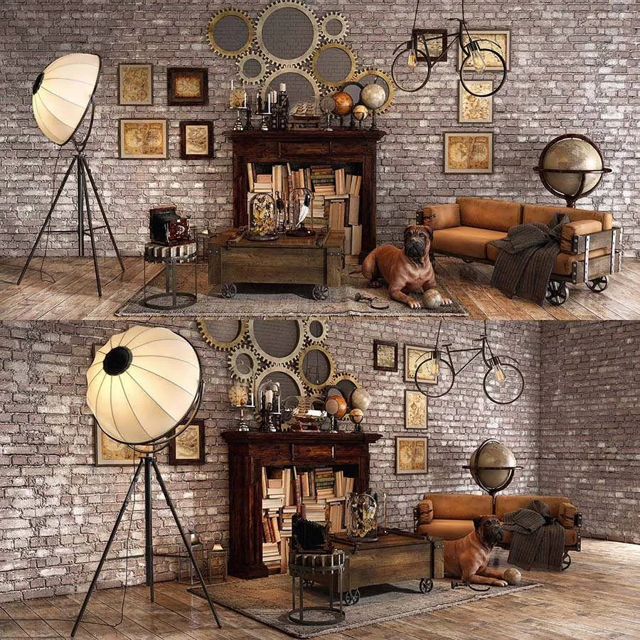 3dSky Loft Decorative Set 3D Object