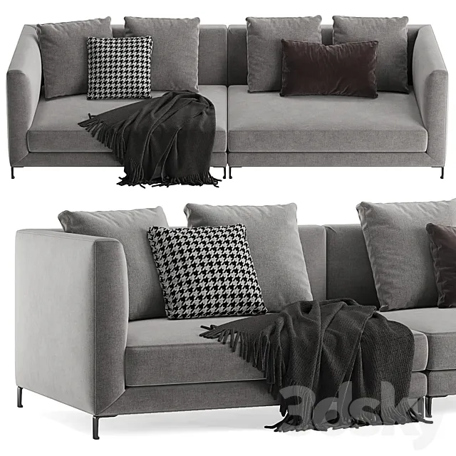 مبل شیک Minotti Allen مناسب فضاهای لاکچری و طراحی مدرن.