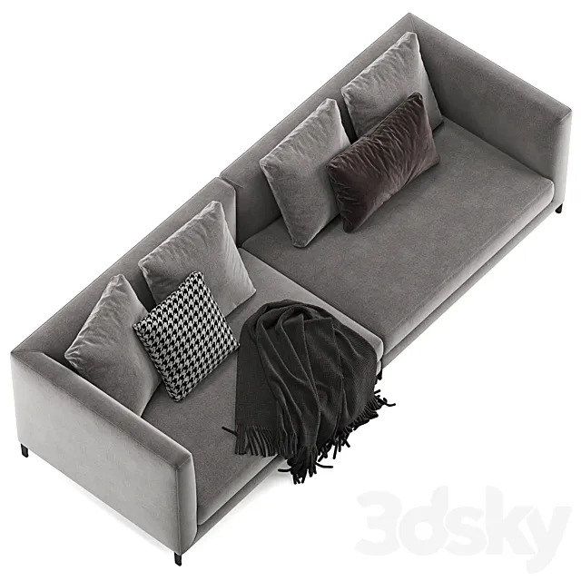 مبل شیک Minotti Allen مناسب فضاهای لاکچری و طراحی مدرن.