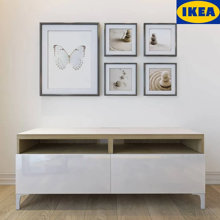 3dSky Nightstand Ikea Besto With Pictures 3D Object