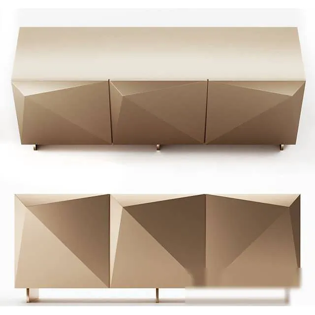 3dSky Origami Reflex Sideboard For Living Room 3D Object