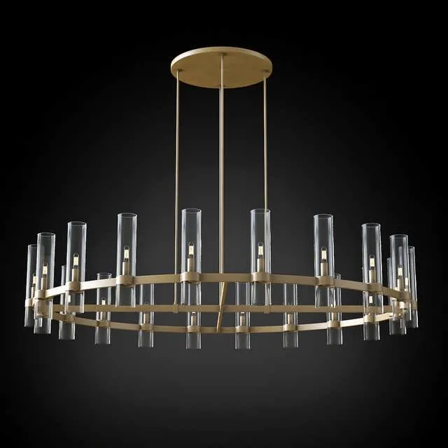 3dSky Ravelle Round Chandelier 60 3D Object