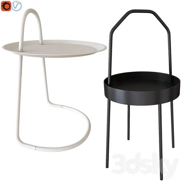 3dSky Set Coffee Table Ikea 001 3D Object