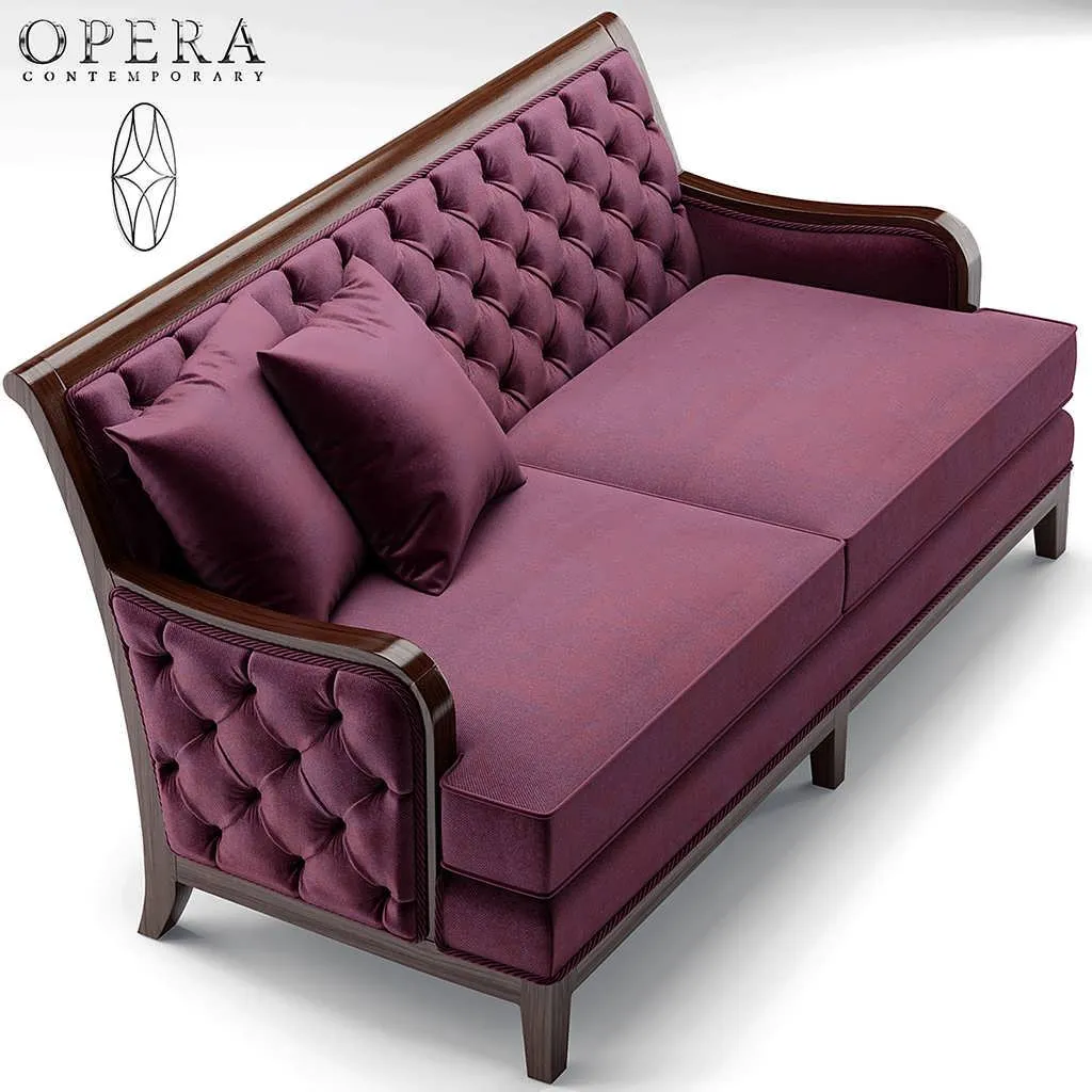 ست مبل و صندلی سه بعدی Opera Sebastian برای طراحی داخلی کلاسیک