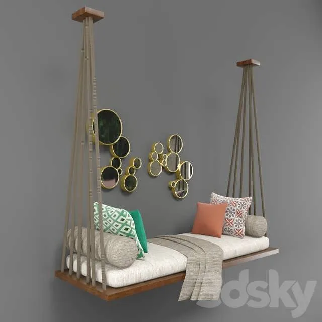 3dSky Swing Outdoor 3D Object