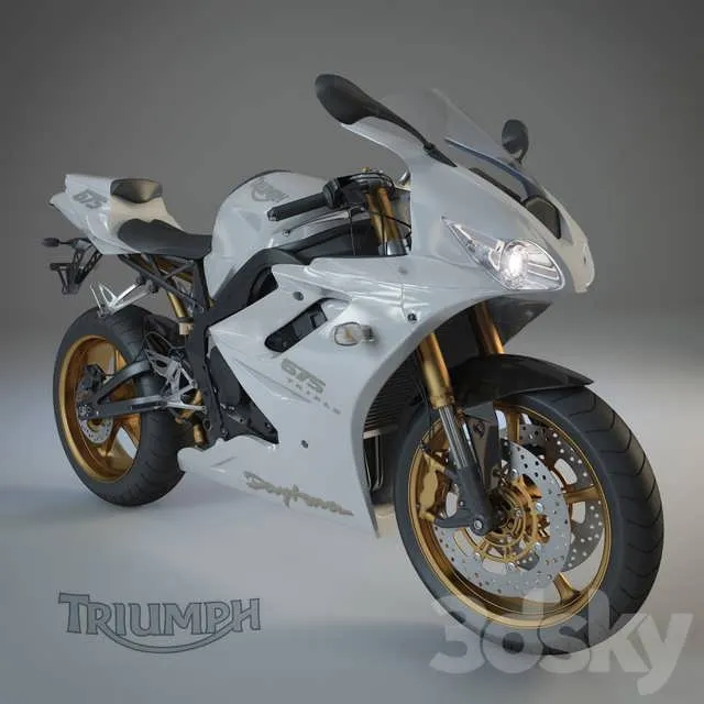3dSky Triumph Daytona 675 Se 3D Object