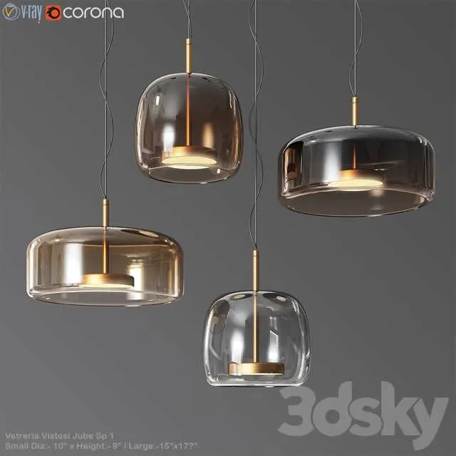 3dSky Vetreria Vistosi Jube Sp 1 3D Object
