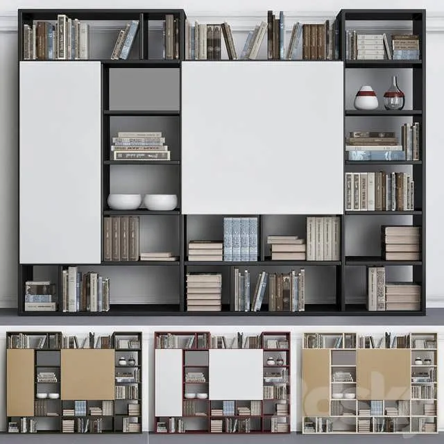 3dSky Wardrobe With Decorative Set 3D Object