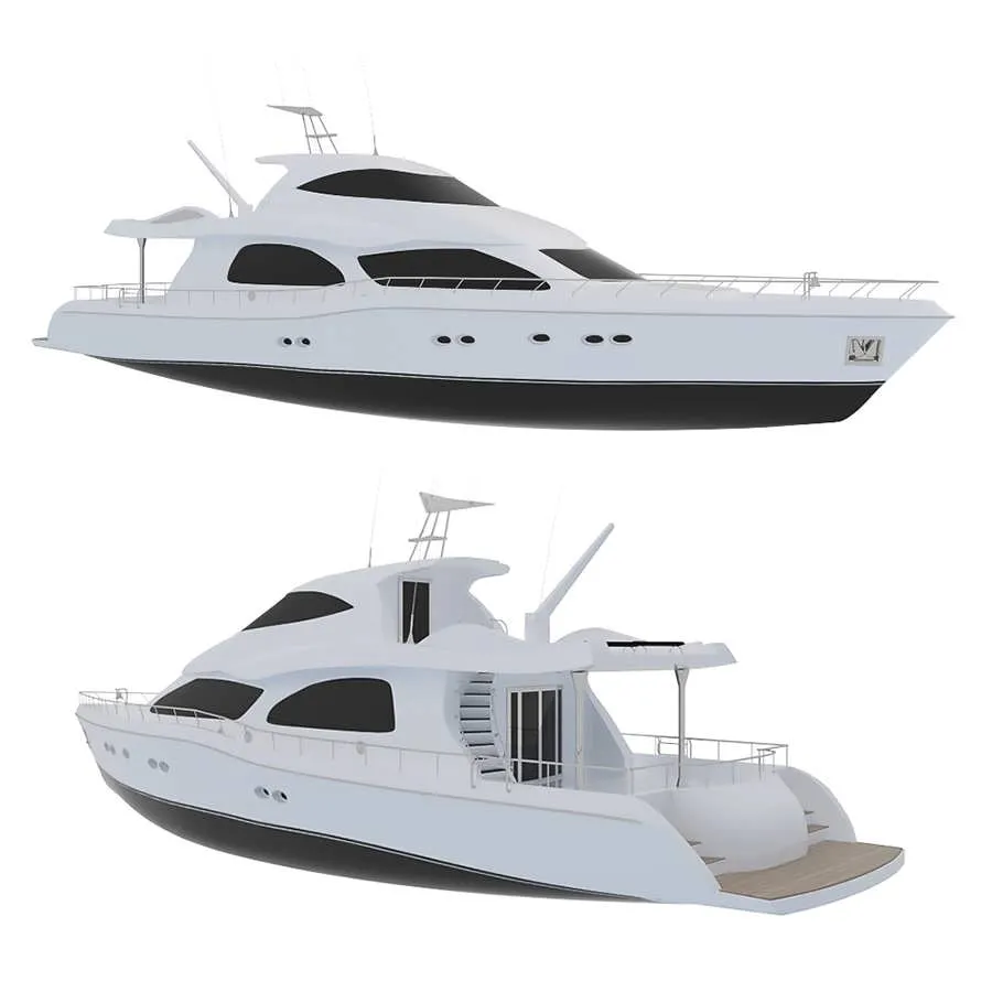 3dSky Yacht 3D Object